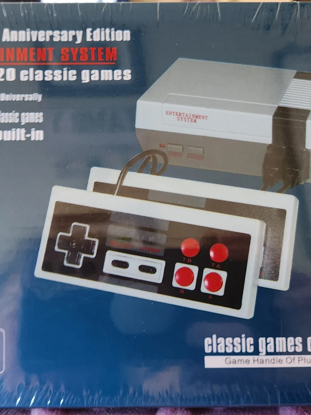 Classic Entertainment System Retro Game Console - Gray